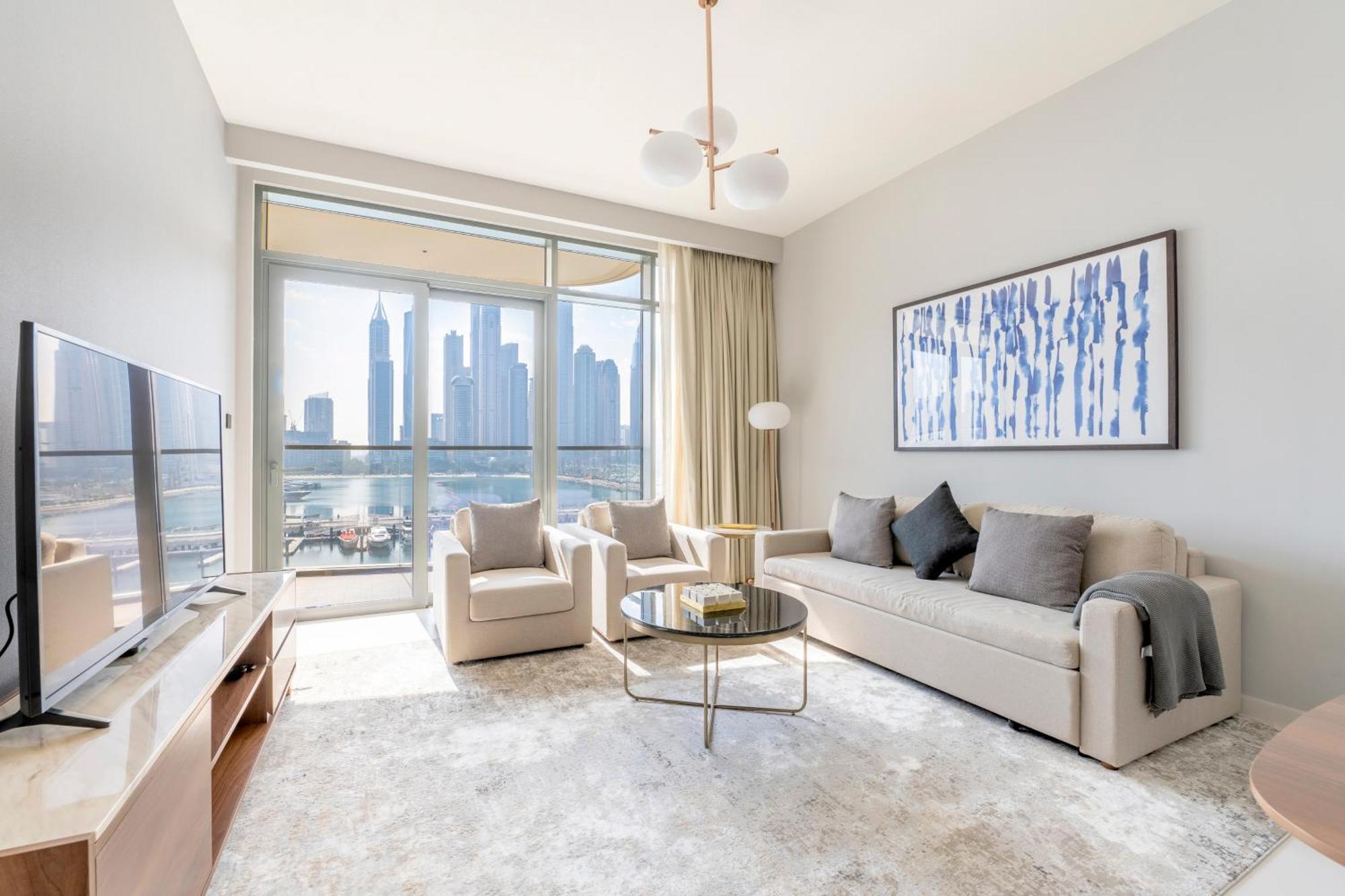 Ultra Luxury Emaar Beachfront - Private Beach And Pool ドバイ エクステリア 写真